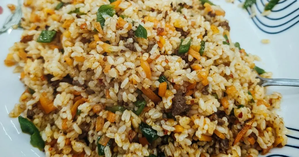 dirty rice with ground beef