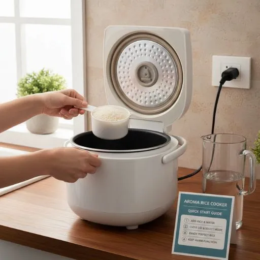 how to use aroma rice cooker