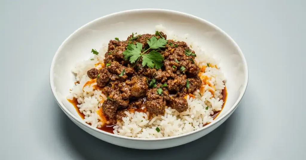 ground meat and rice recipes